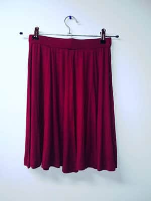 חצאית נפנף-בורדו