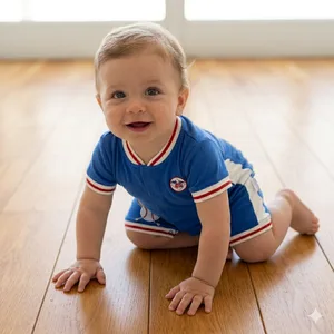 אוברול קצר לבן